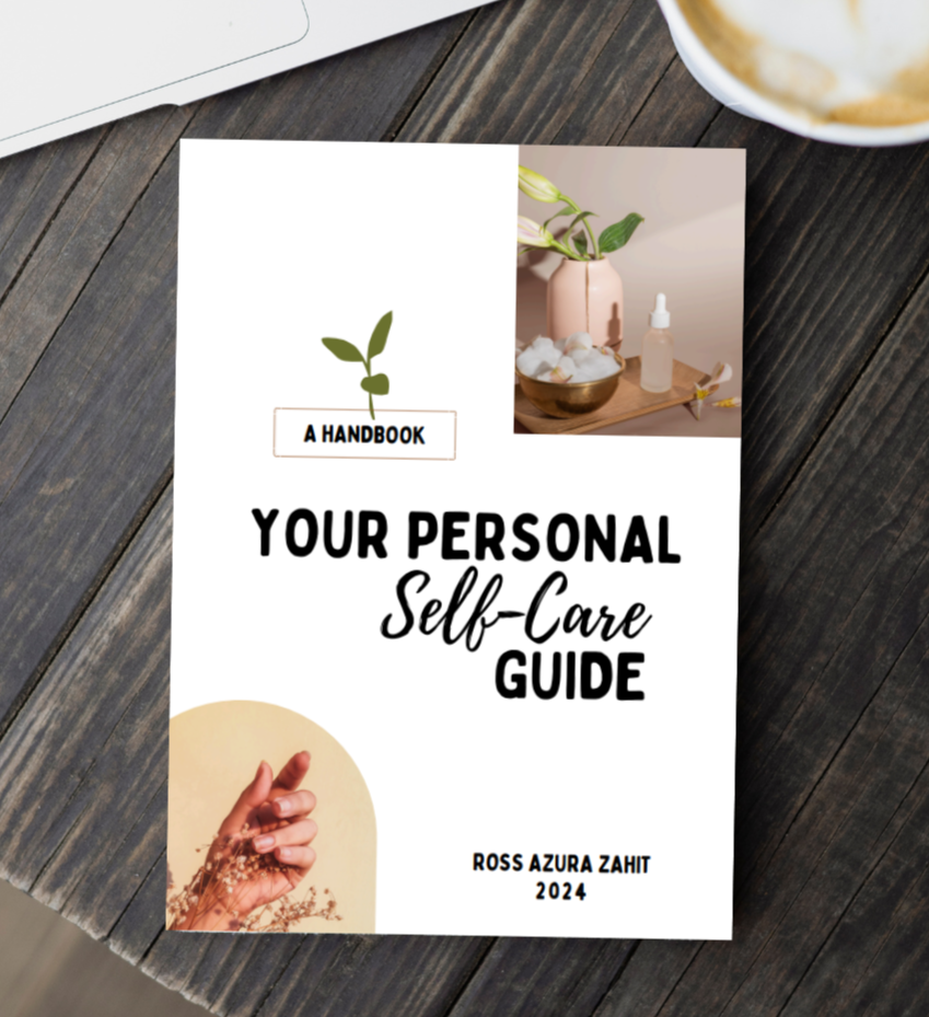 Self-care handbook illustration